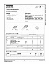 DataSheet FDD6N50 pdf
